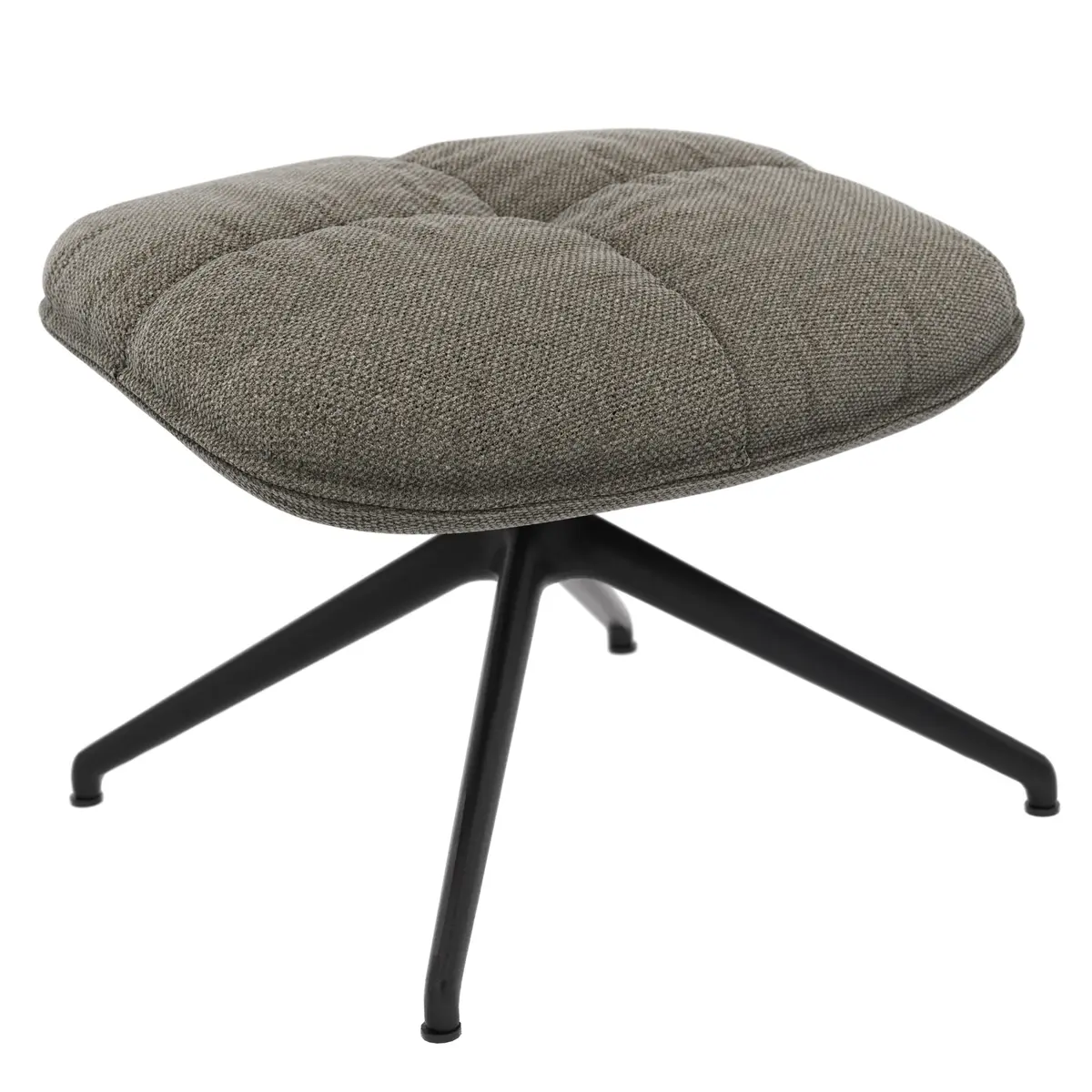 Hocker Unn - Stoff, Taupe