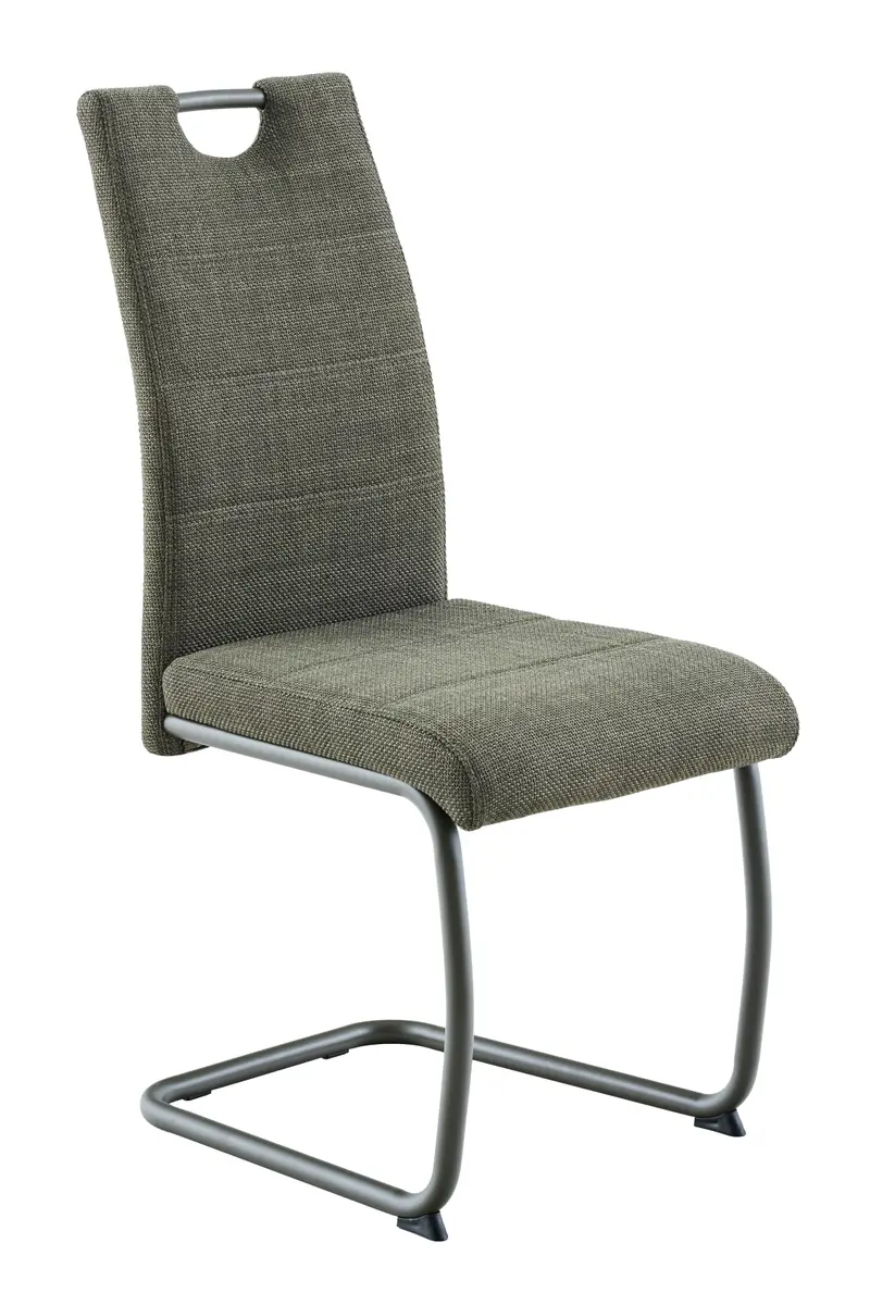 Freischwinger - Stoff, Grün