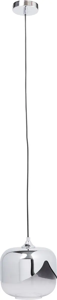 Hängeleuchte- DH ca. 27x142 cm, Stahl, Verchromt, Silberfarben