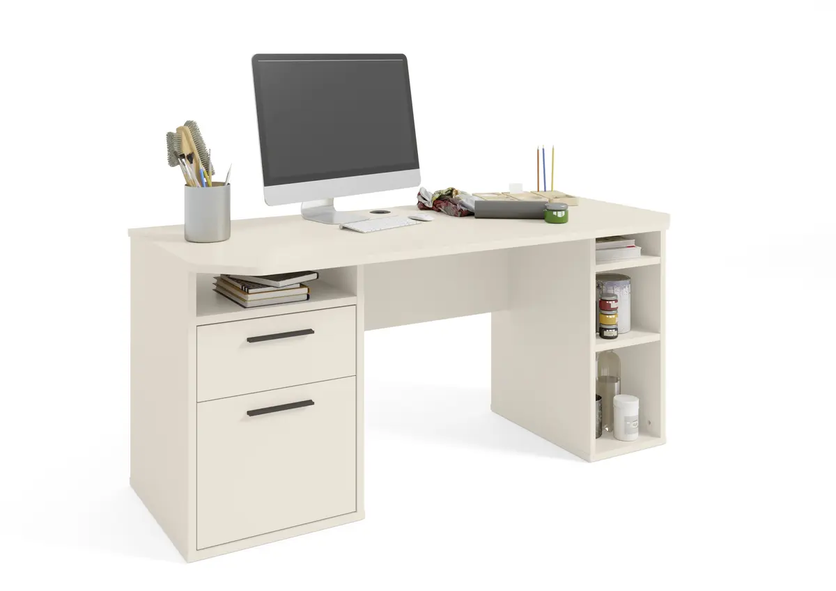 Schreibtisch- LB ca, 160x72 cm, Sand