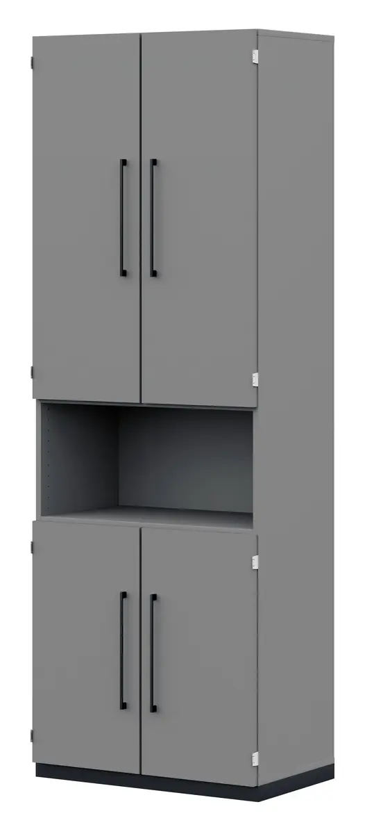 Aktenelement - B. ca. 80 cm, Melamin, Mittelgrau