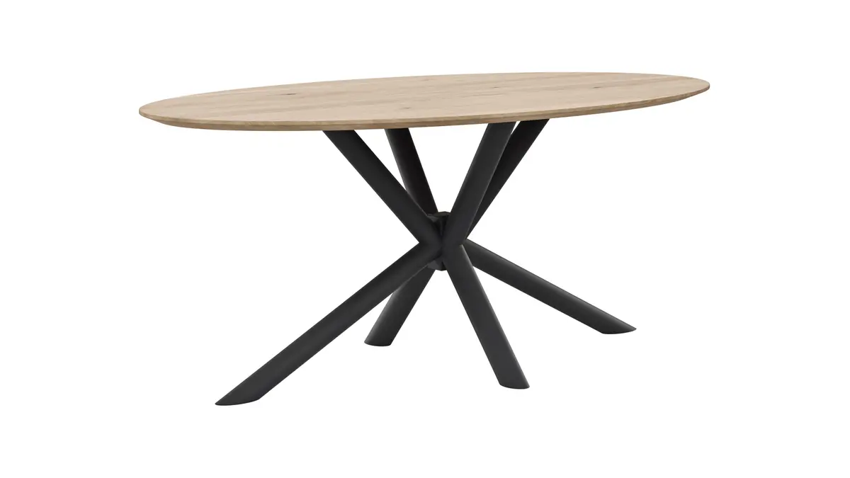 Esstisch Phoenix - LB ca. 180x100cm, Eiche, eco snow lackiert