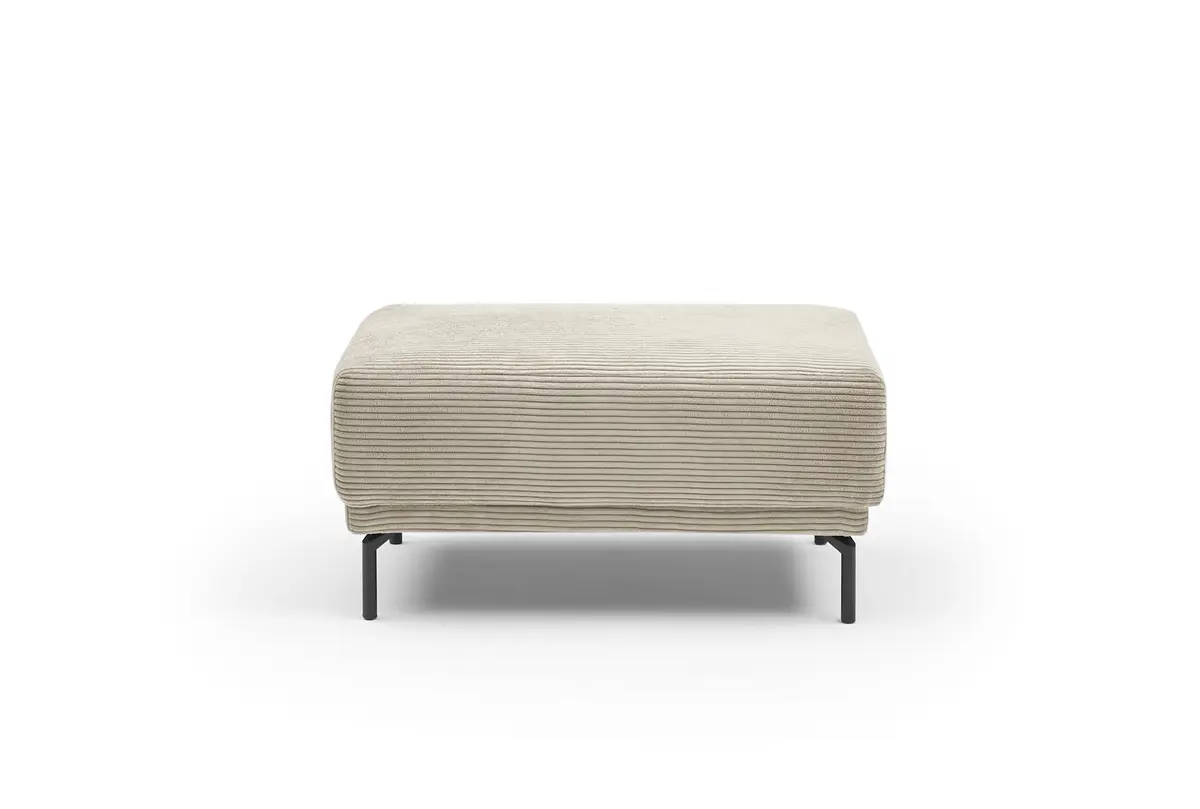 Hocker - Stoff, Beige