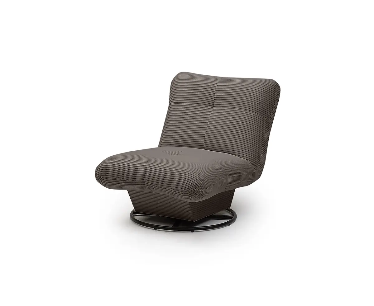 Drehsessel - Stoff, Mocca