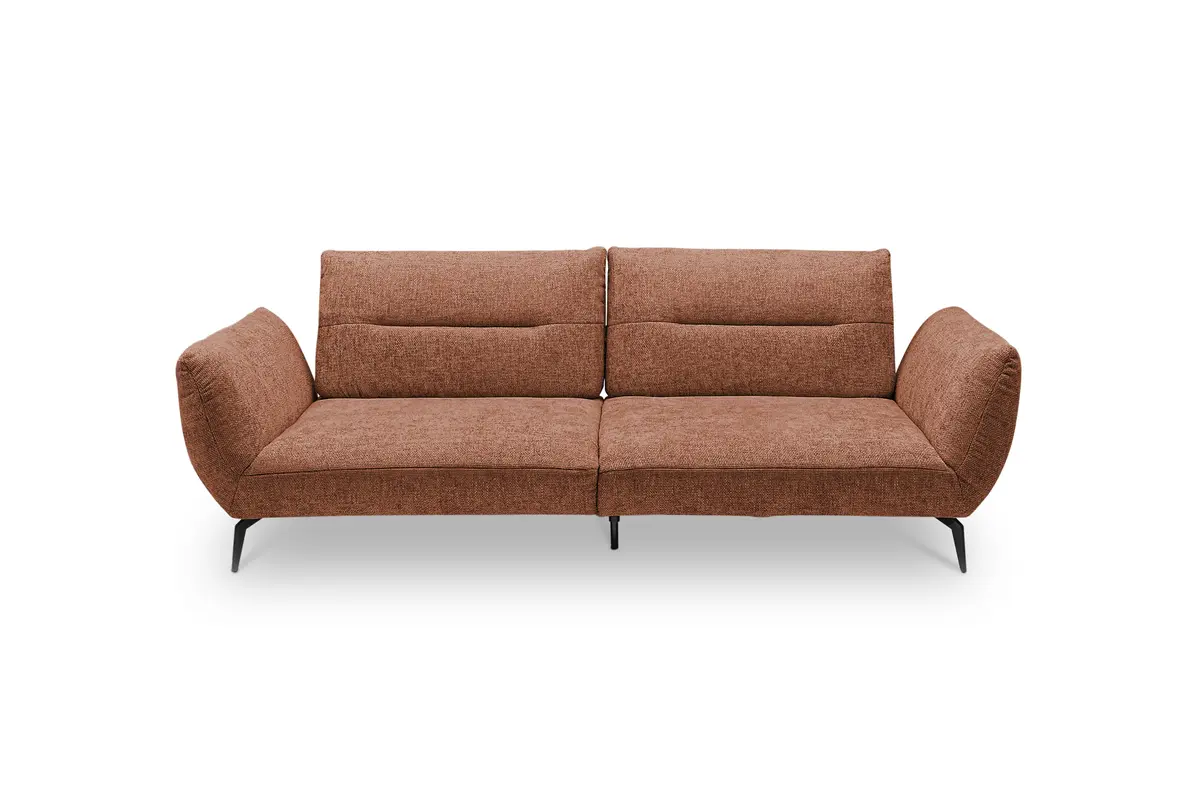 Megasofa PAYTON - 3-Sitzer, Stoff, Orange