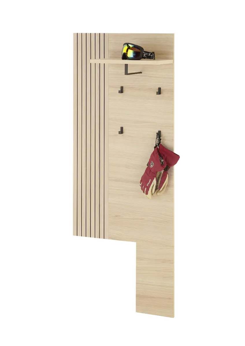 Garderobenpaneel - B ca. 70 cm, Riva Eiche Nachbildung