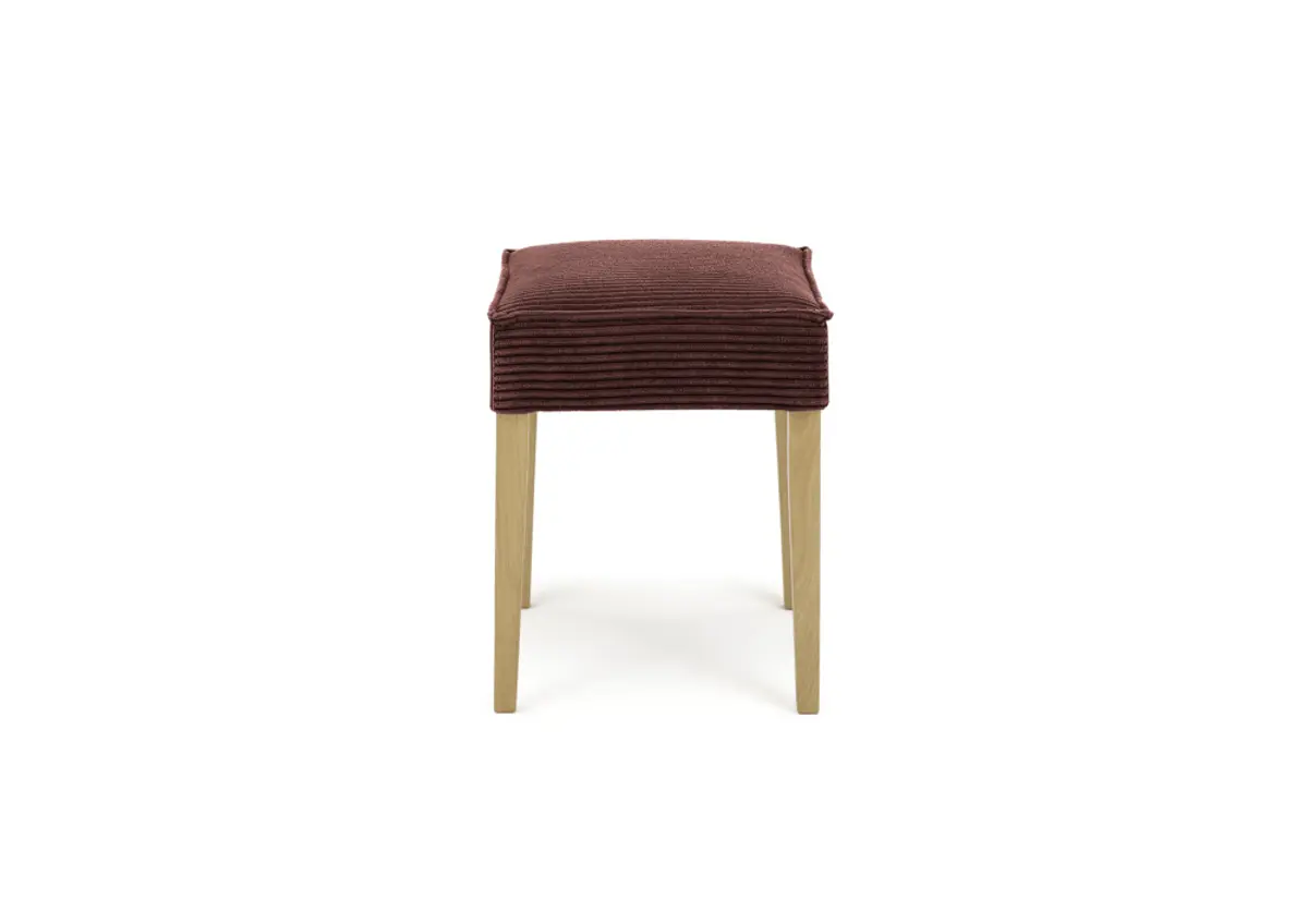 Hocker  SITTING TOGETHER_L- Stoff, Rost, Eiche Natur