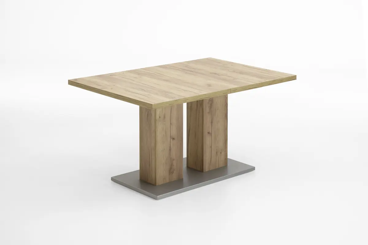 Esstisch - ausziehbar, LB 120x80cm, Eiche Dekor