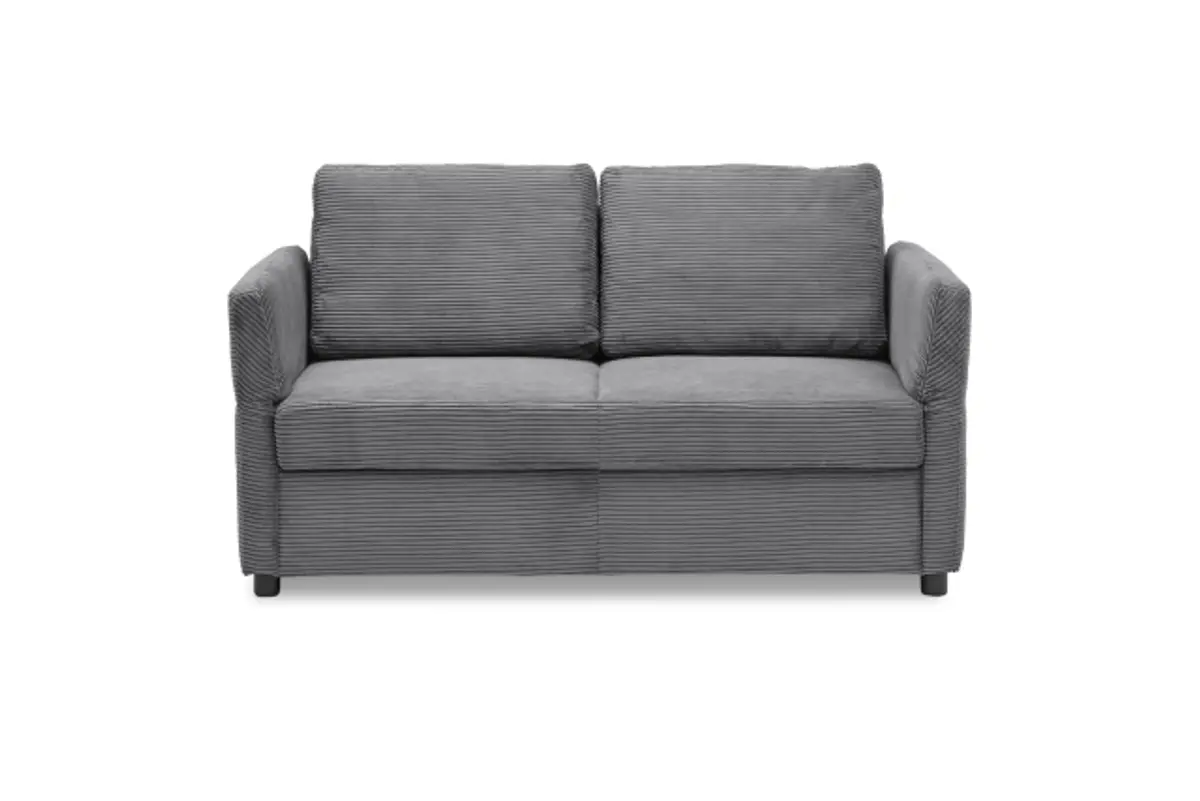 Sofa PRO FLEXX - 2-Sitzer, Stoff, Grau