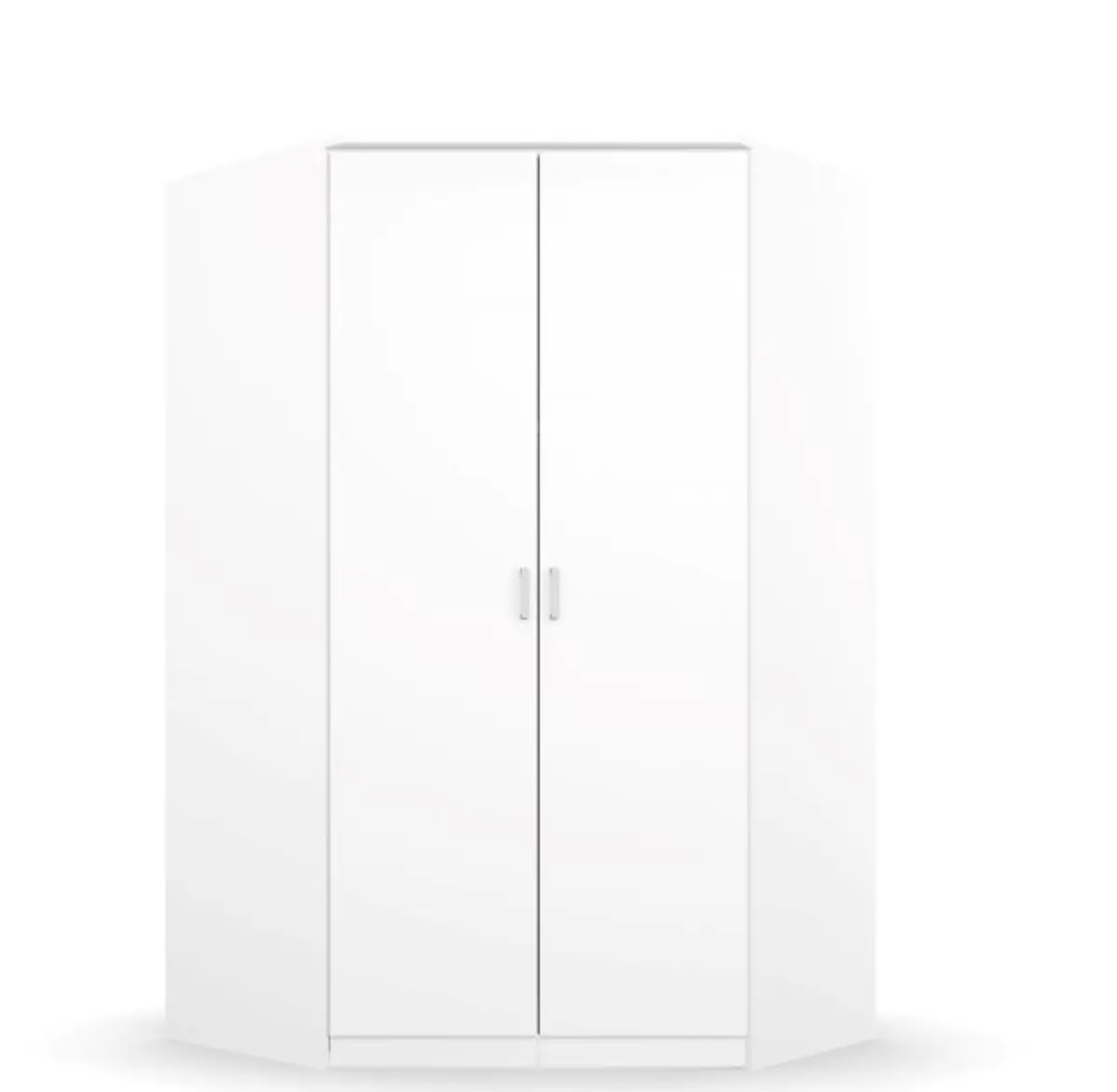 Eckschrank ROYAN- B ca. 117 cm, Weiß