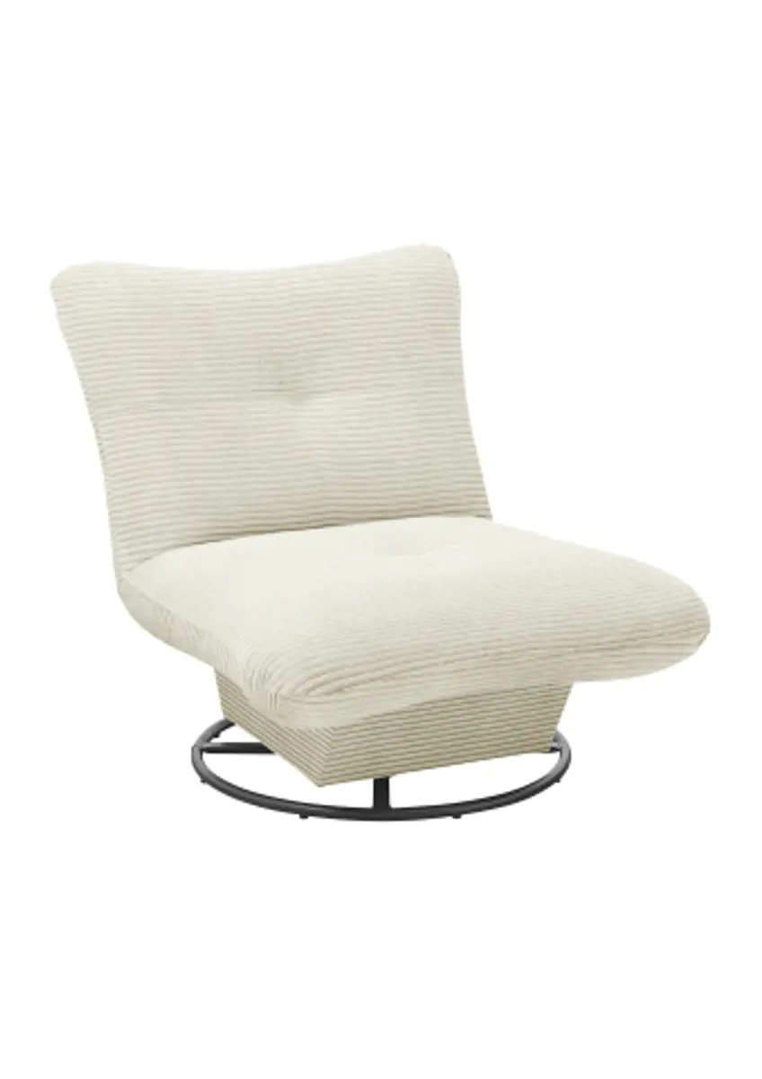 Drehsessel - Stoff, Creme