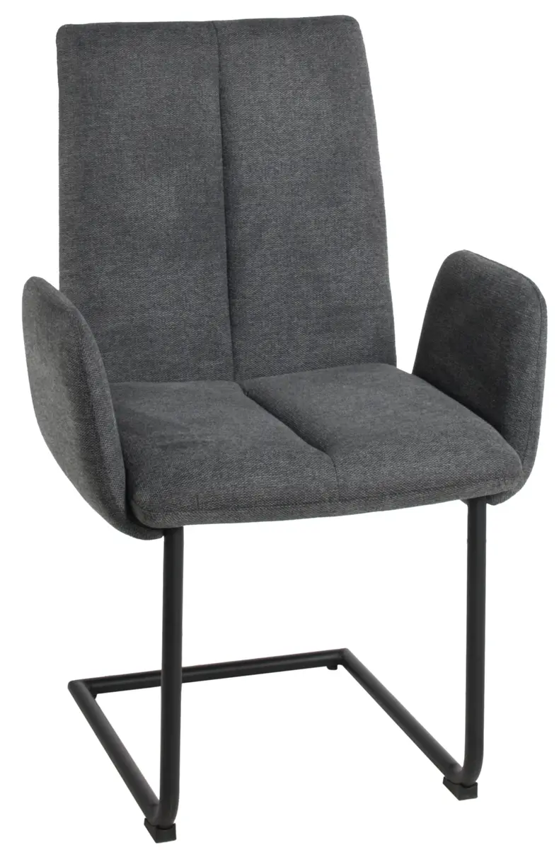 Freischwinger - Webstoff, Anthrazit