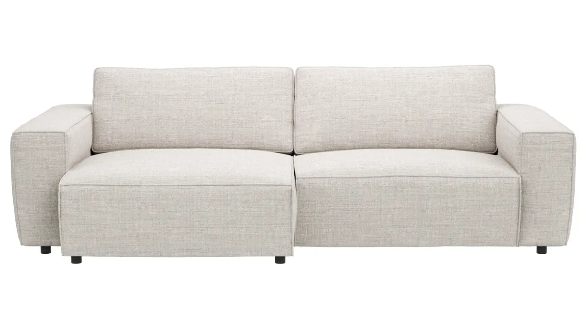 Sofa Lilaia - 1,5-Sitzer XL Tief mit 1,5-Sitzer XL, Stoff, Kaschmir