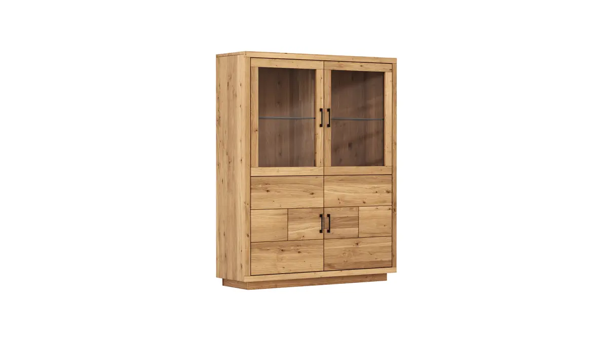 Highboard Hartford - Eiche massiv
