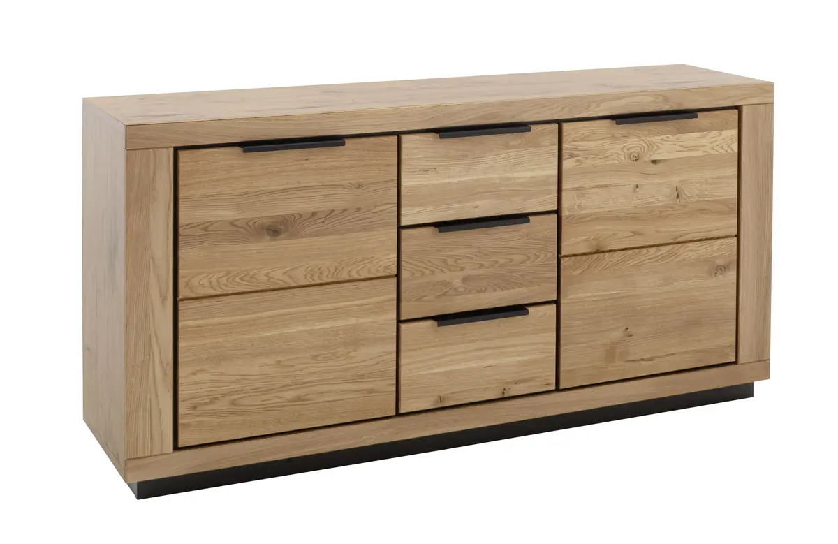 Sideboard - B ca. 163 cm, Wildeiche massiv geölt