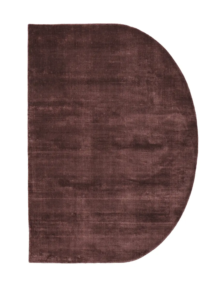 Teppich - LB ca. 200x140 cm, Weinrot