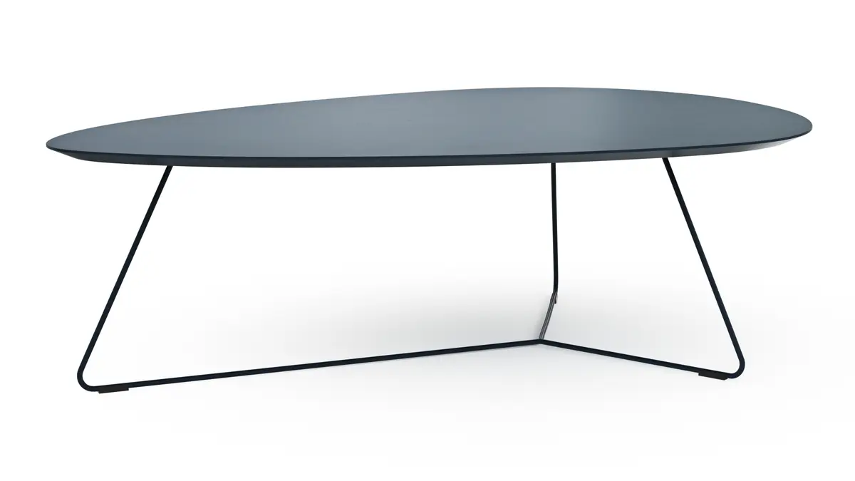 Couchtisch Fano - LBH ca. 121x75x38 cm, Fenix, Dunkelblau