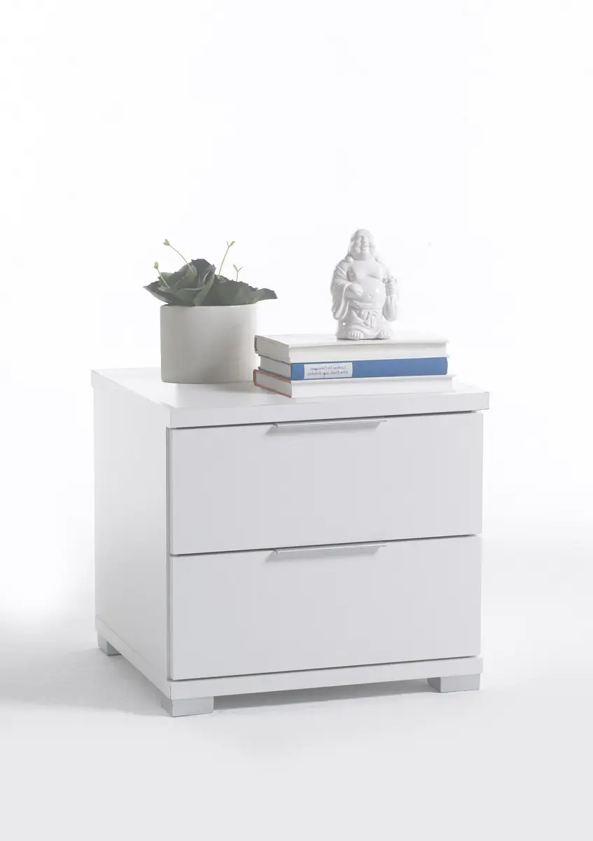 Nachtkommode- Weiß