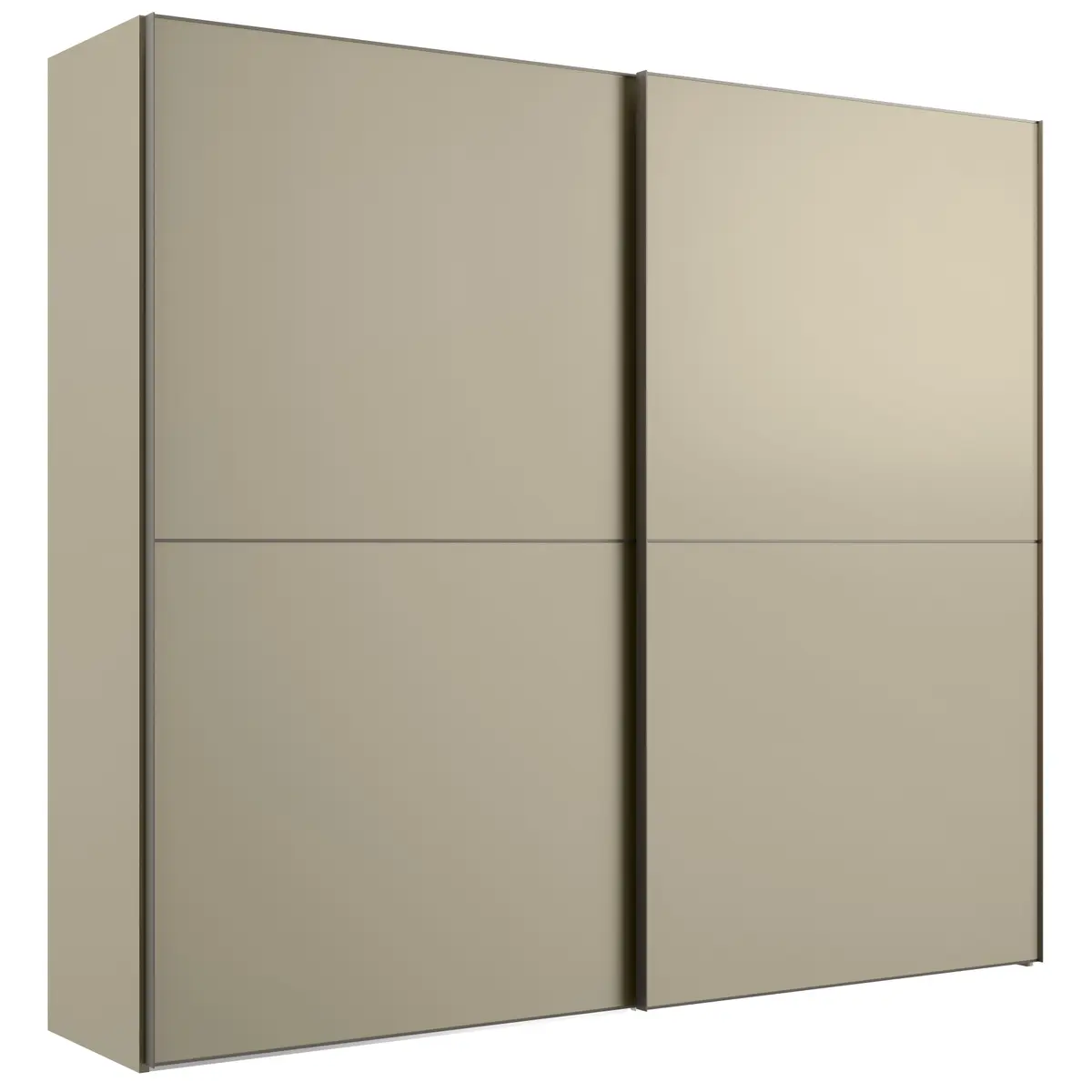 Schwebetürenschrank Solina Dover - B ca. 273 cm, Lack, Cappuccino