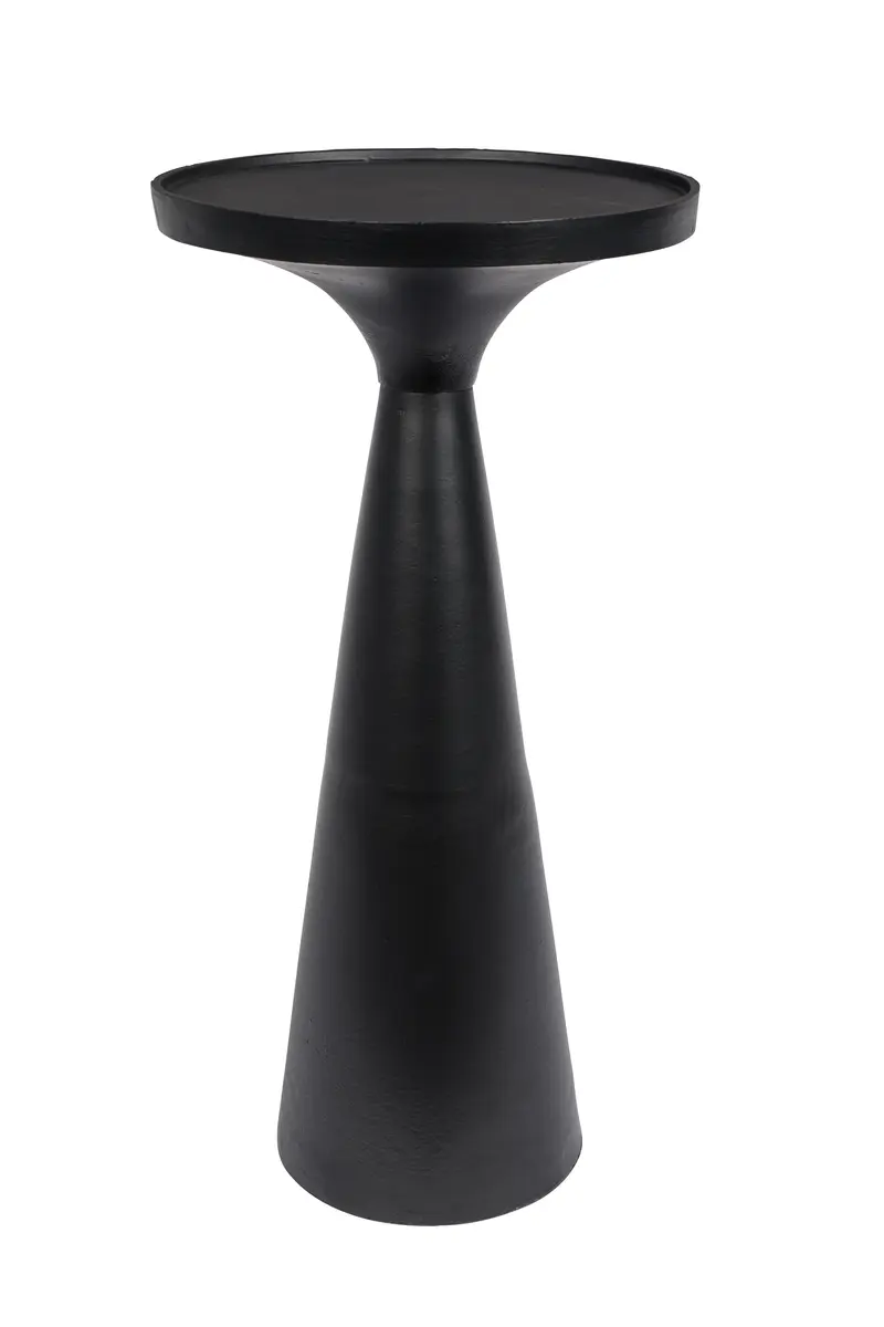 Beistelltisch Svala F - BHT ca. 28x56x28 cm, Aluminium, Schwarz