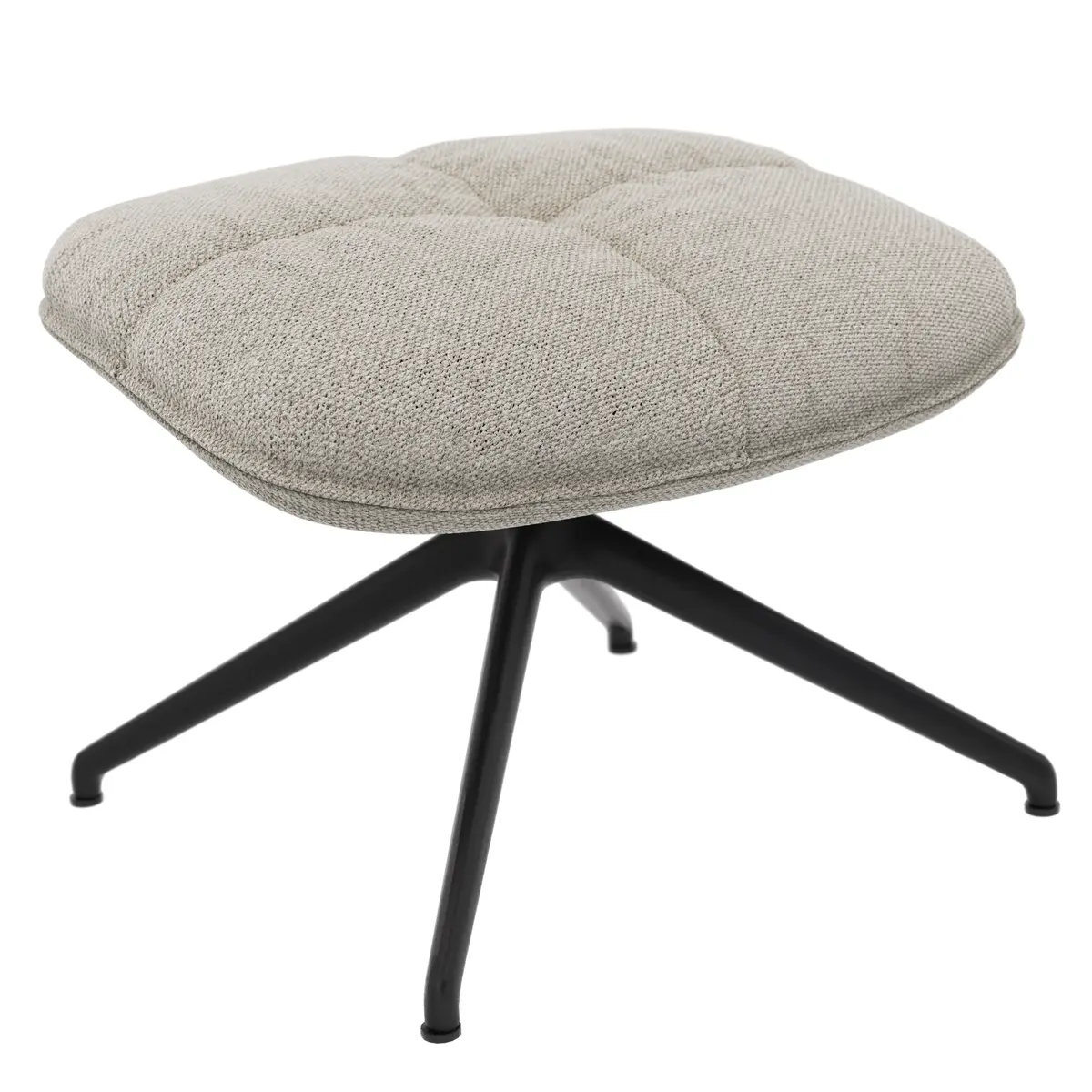 Hocker Unn - Stoff, Beige