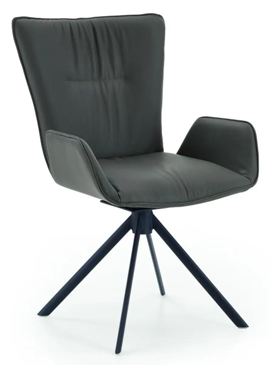 Armlehnstuhl LS 992121- Microfaser,  mit Armlehne, Grau