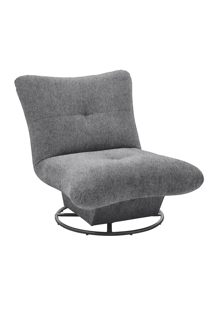Drehsessel - Stoff, Anthrazit