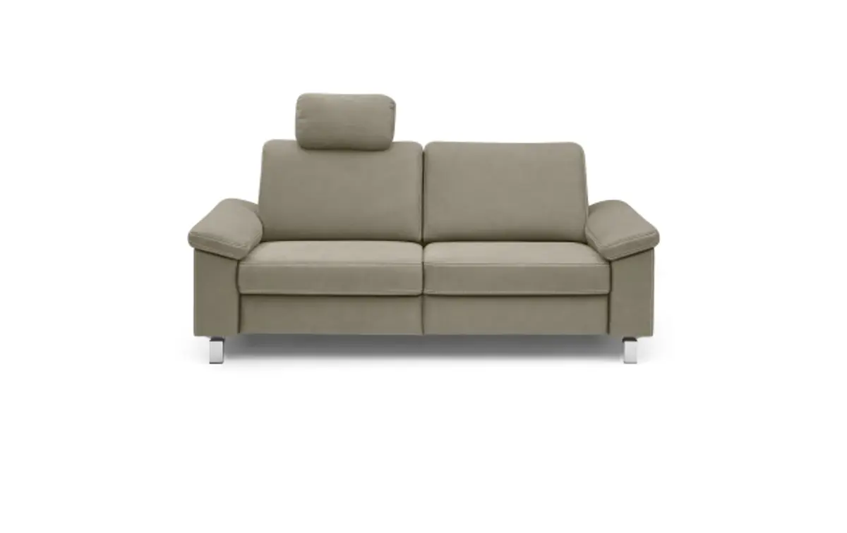 Sofa CALM PLUS - 3-Sitzer, 2x Relaxfunktion, Stoff, Taupe
