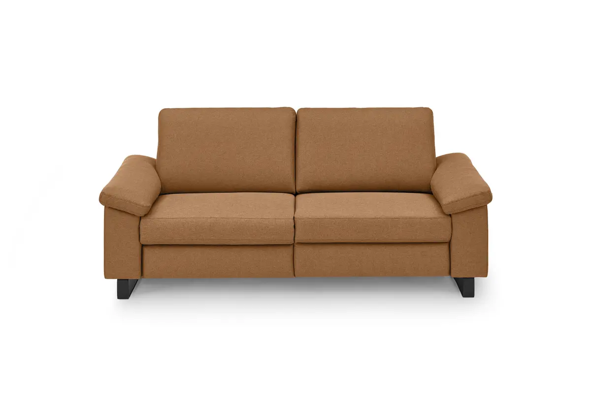 Sofa CALM PLUS 2.0 - 3-Sitzer, Stoff, Rotbraun