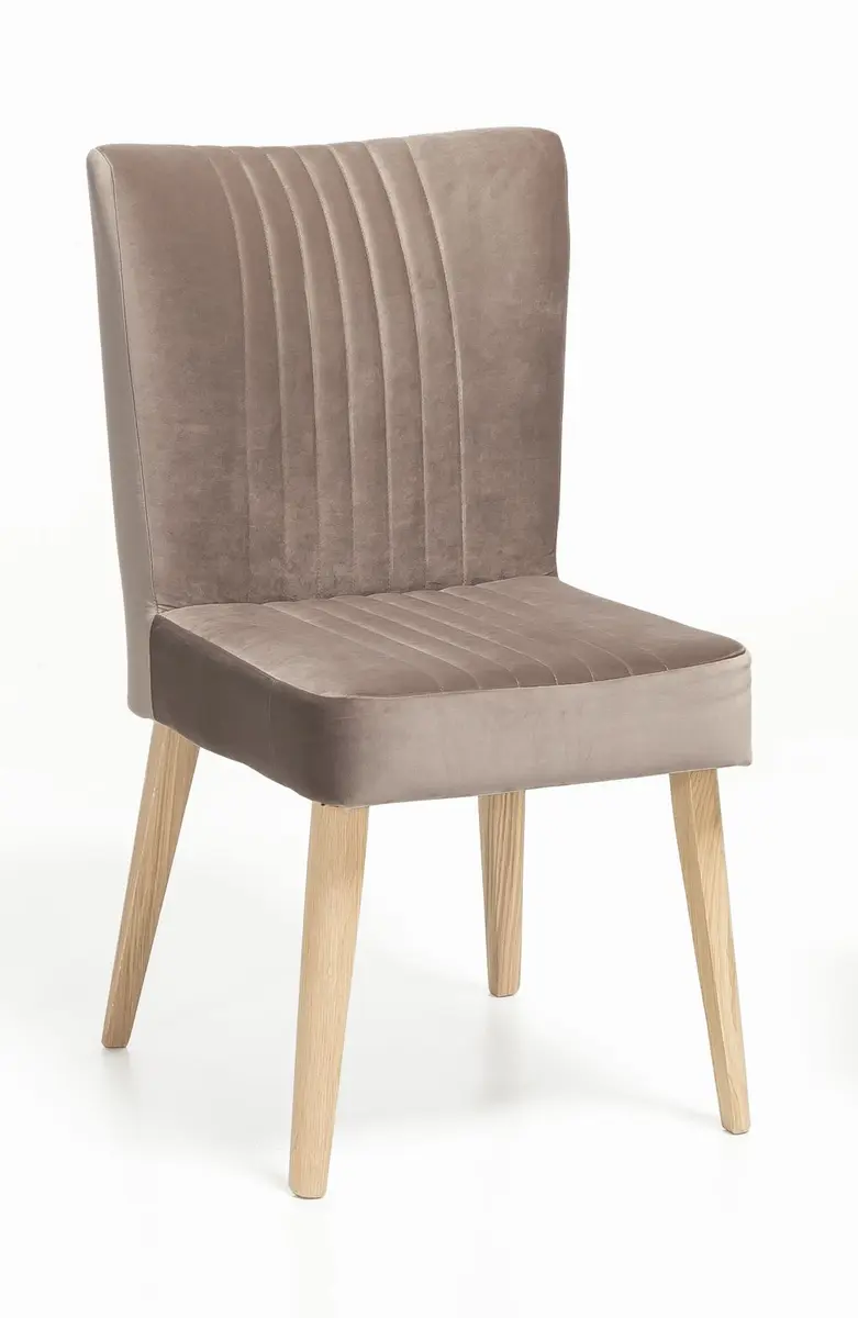 Stuhl - Stoff, Taupe