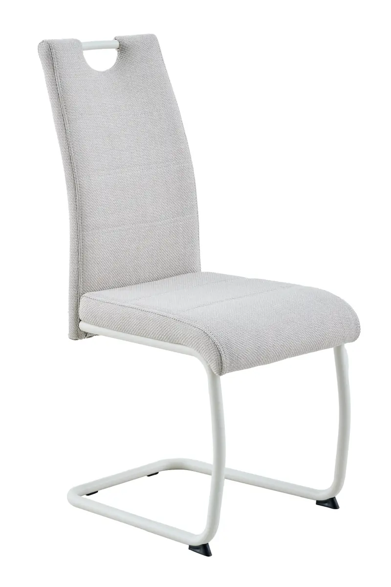 Freischwinger - Stoff, Beige