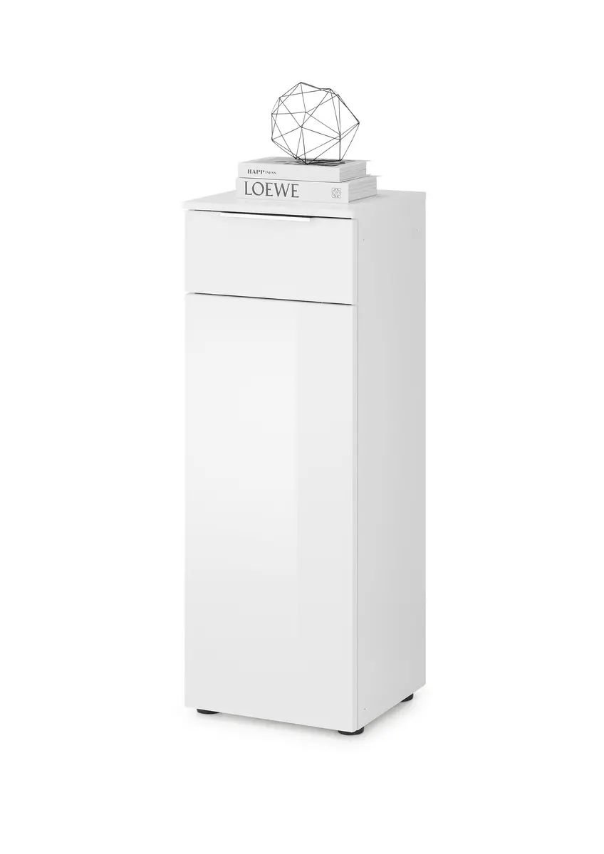 Büroschrank - B ca. 40 cm, Weiß