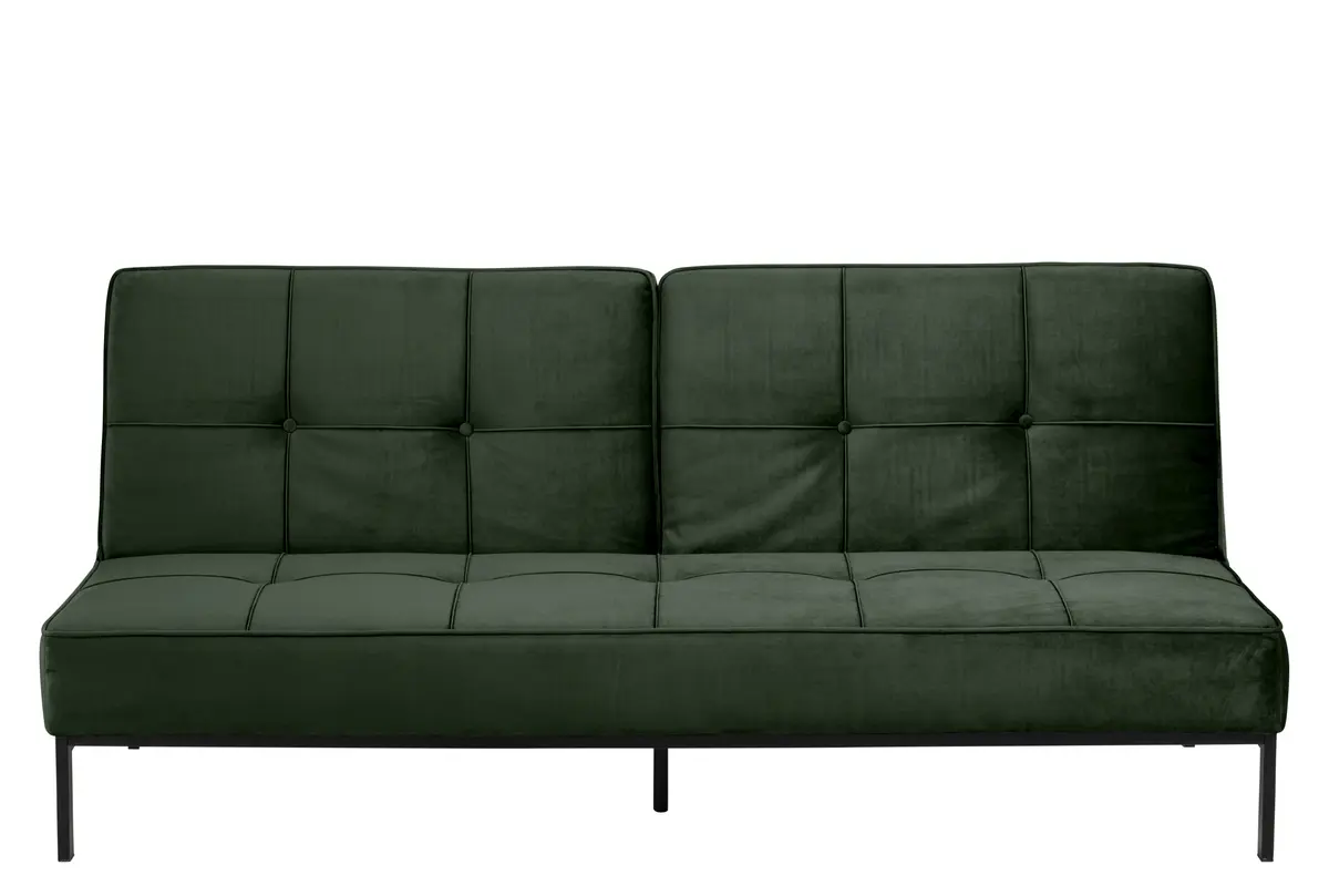 Schlafsofa - Stoff, Dunkelgrün