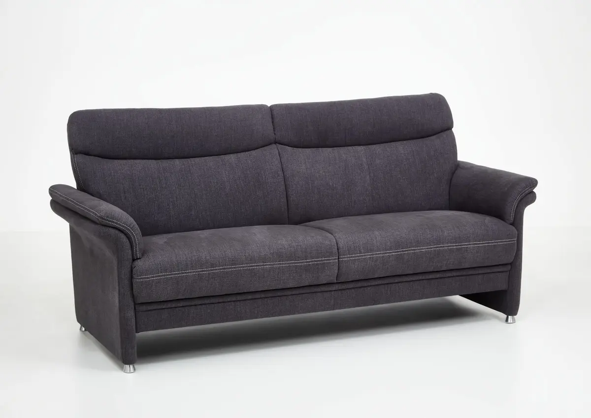 Sofa - 2,5-Sitzer, Stoff, Anthrazit