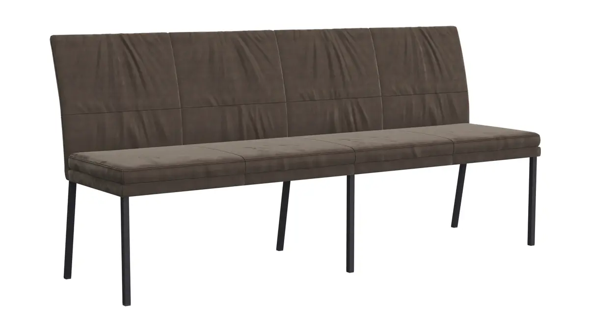 Polsterbank Salamanca - Breite ca. 200 cm, Stoff, Olive