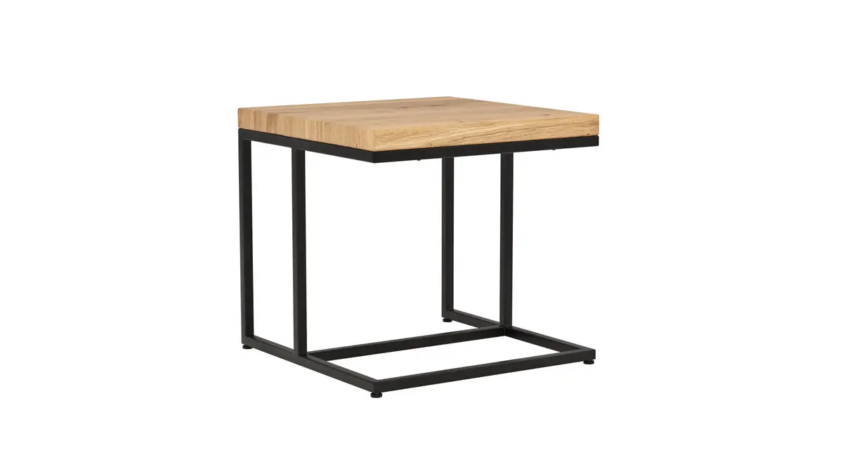 Couchtisch Farmingdale - LBH ca. 50x50x47 cm, Eiche massiv, natur geölt