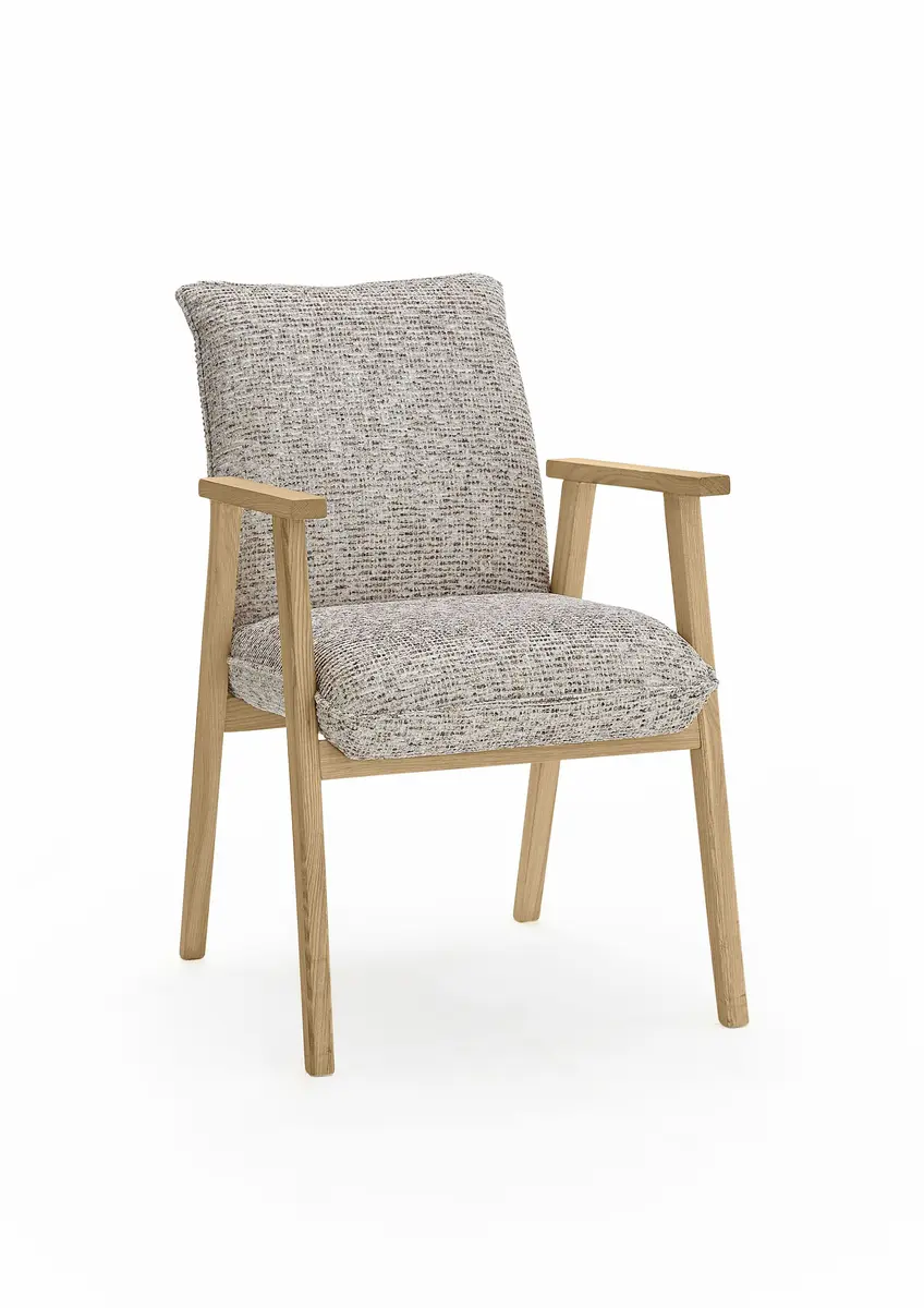 Armlehnstuhl - Stoff, Sand