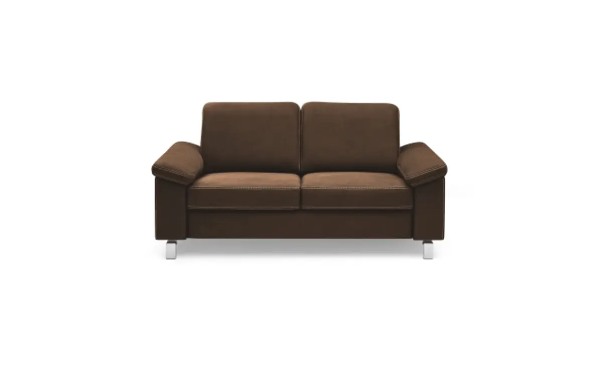 Sofa CALM PLUS - 2,5-Sitzer, Microfaser, Dunkelbraun