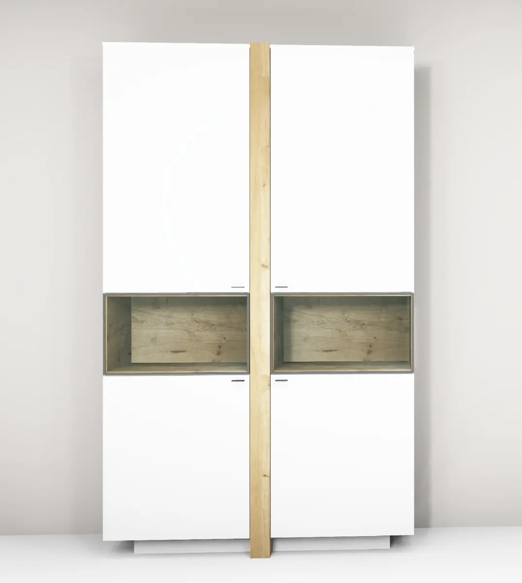 Vitrine - Lack, Weiß