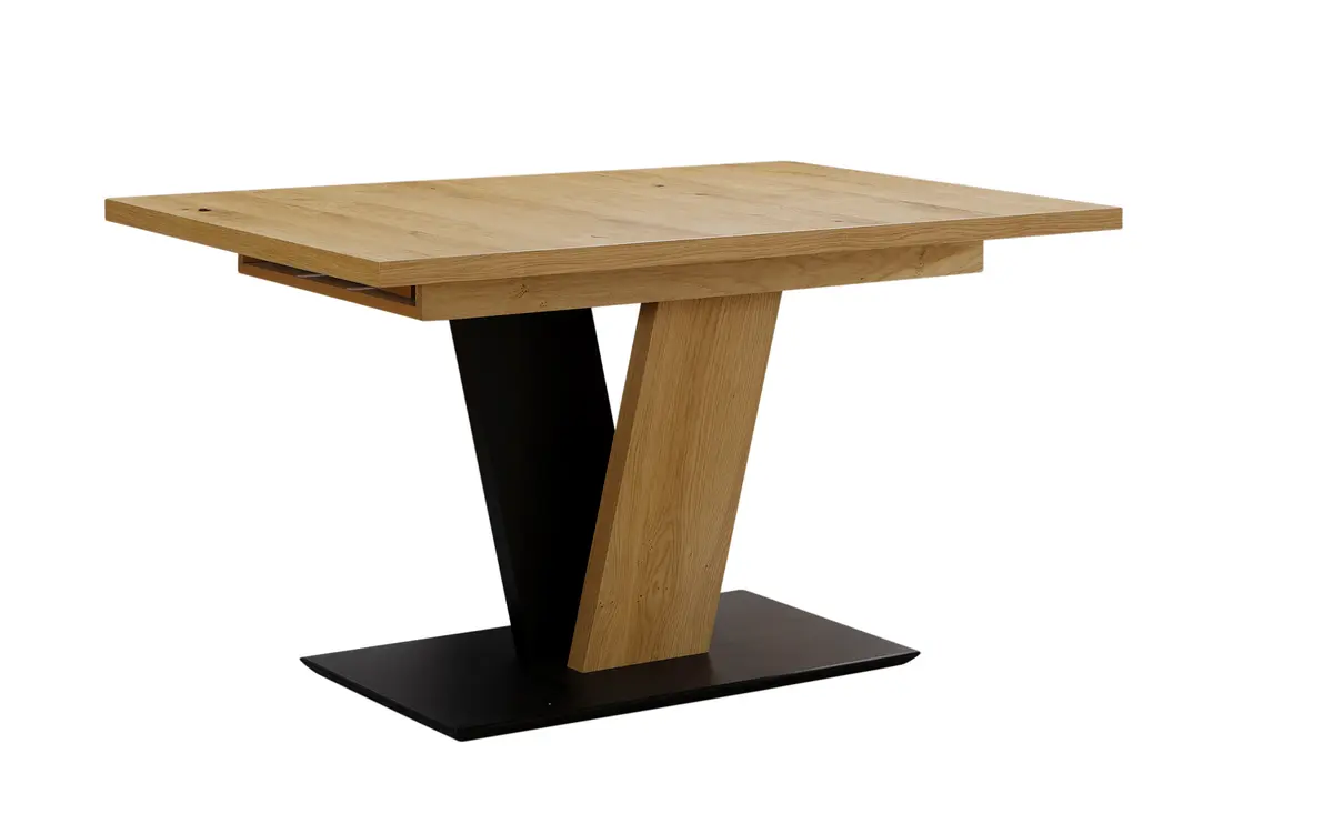 Esstisch EM Vari - ausziehbar, LB ca. 130(178)x90 cm, Asteiche furniert