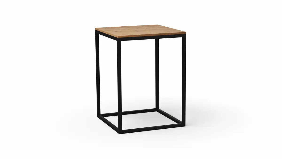 Beistelltisch Kai - LBH ca. 40x40x54 cm, Asteiche massiv