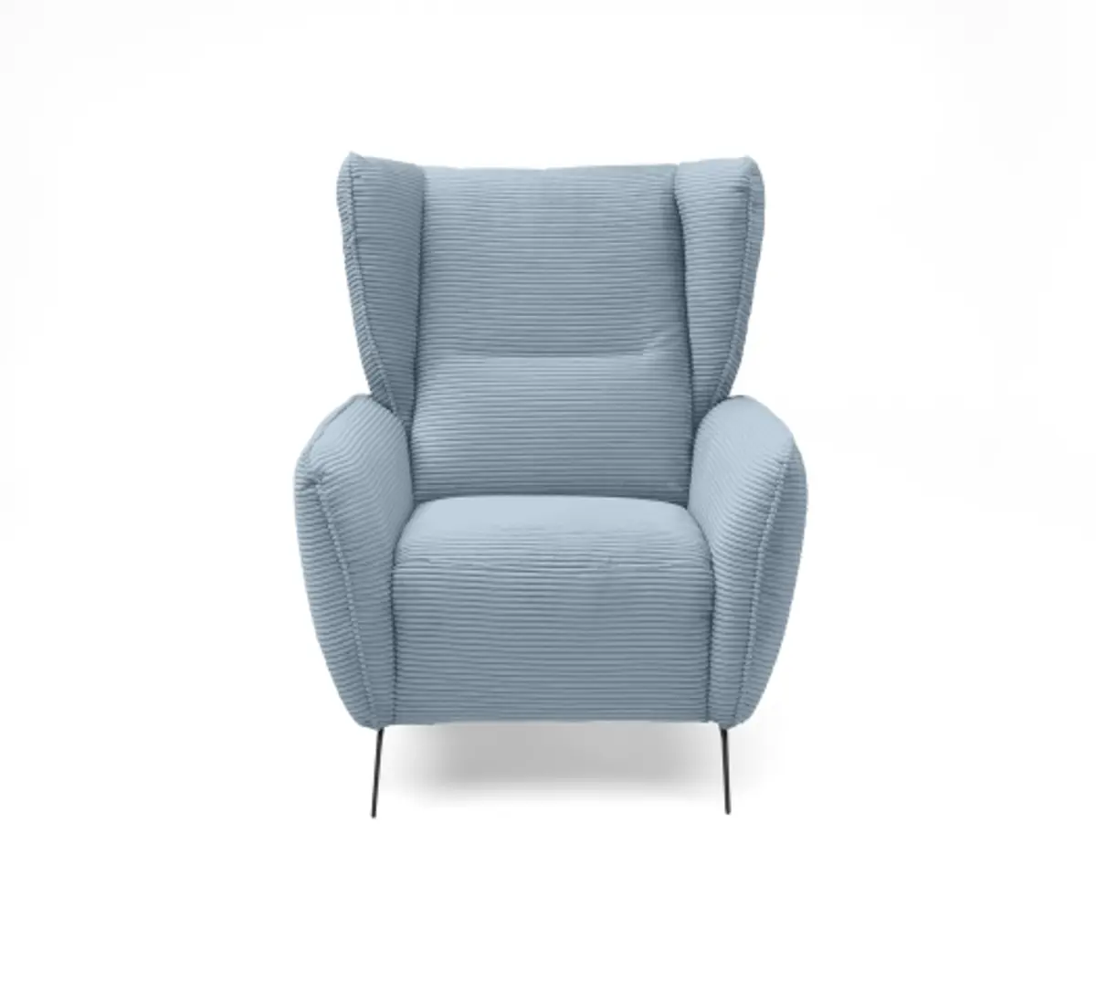 Sessel EILA - Stoff, Hellblau