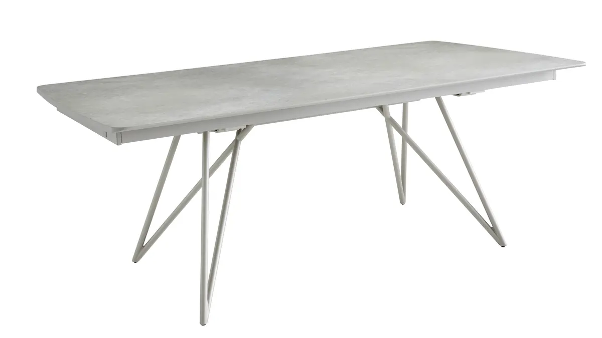 Esstisch Sedana - LB ca. 200x100 cm, HPL, Grau