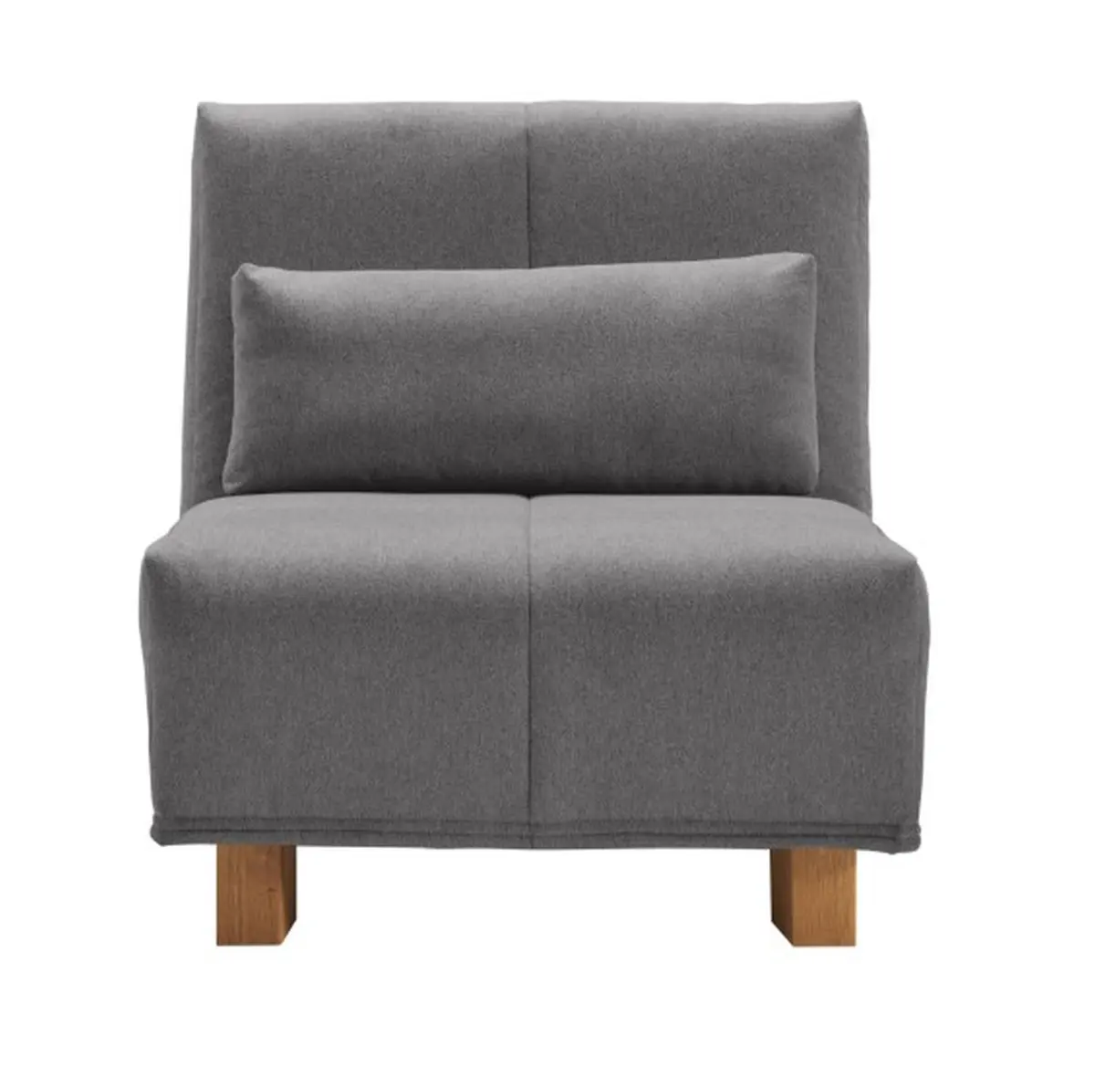 Funktionssessel EASY DELUXE - 1-Sitzer, 80 cm inkl. Schlaffunktion, Stoff Dunkelgrau 