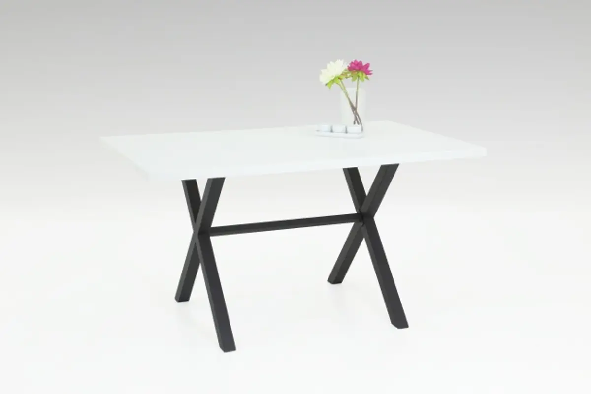 Esstisch - LB ca. 140x90 cm, Weiß