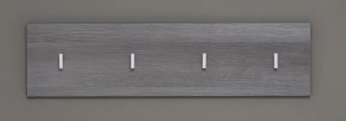 Garderobenpaneel - Grau