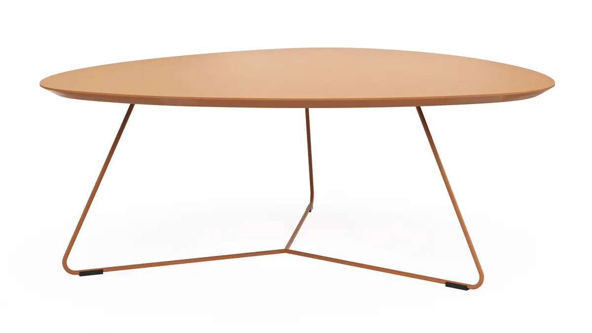 Couchtisch Fano - LBH ca. 96x86x38 cm, Fenix, Beige