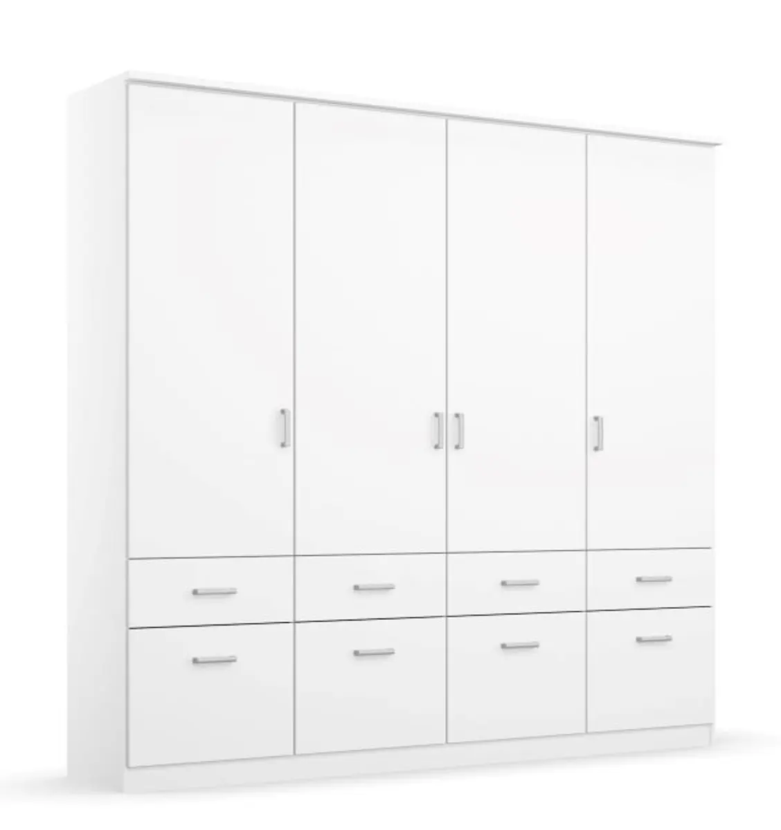 Drehtürenschrank ROYAN- B ca. 181 cm, Weiß