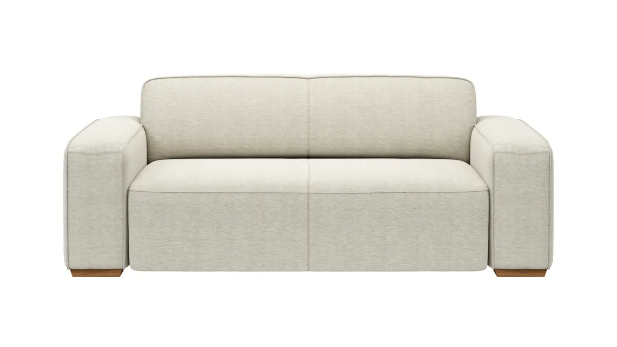 Sofa Denver - 2,5-Sitzer, Stoff, Natur
