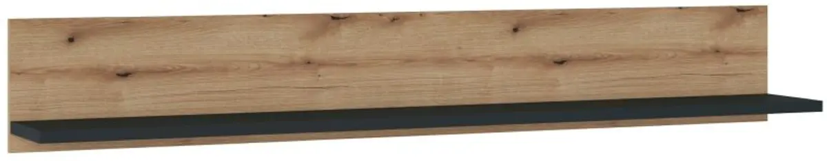Wandboard- Eiche Dekor, Dunkelgrau